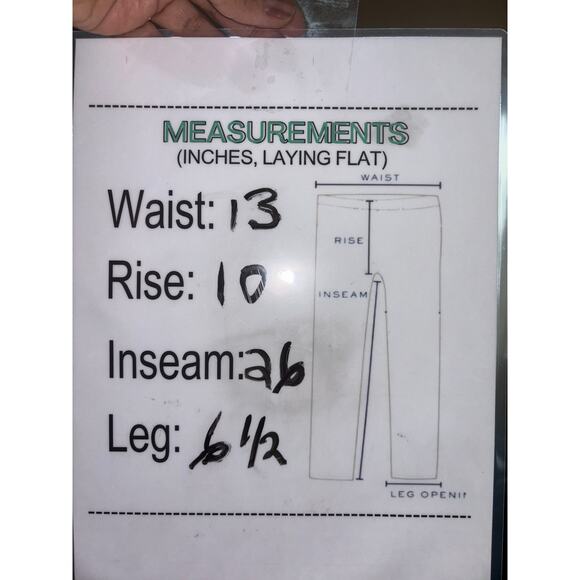 New Joe’s Black Straight Ankle Jeans (The OG) size 24  with fringe on ankle - Picture 12 of 12